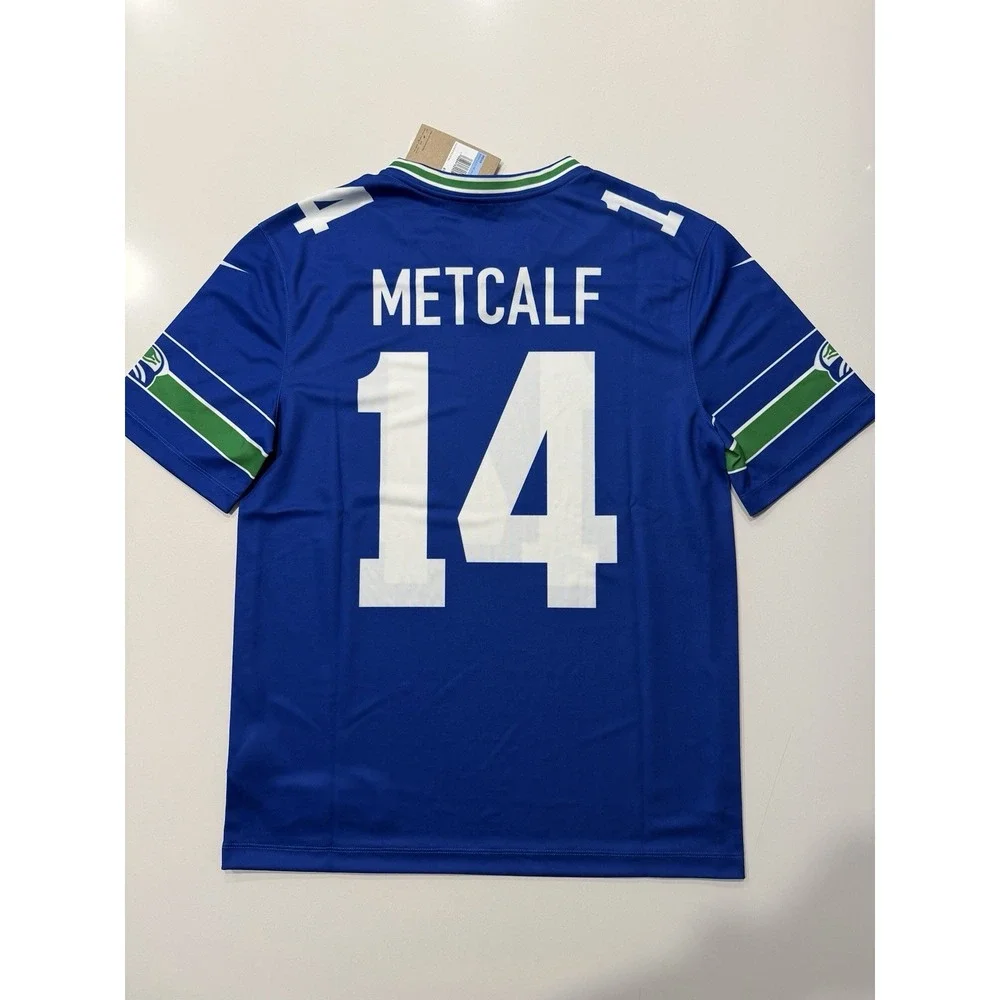 Nike Men's Seattle Seahawks #14 DK Metcalf Jersey 94NM-03LD-78F-4W0 Size Medium